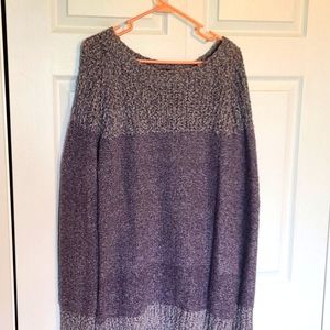 Lavender color textured sweater